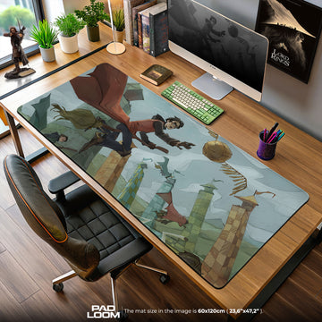 Harry Potter Quidditch Match Mouse Pad, Wizarding World Gaming Desk Mat
