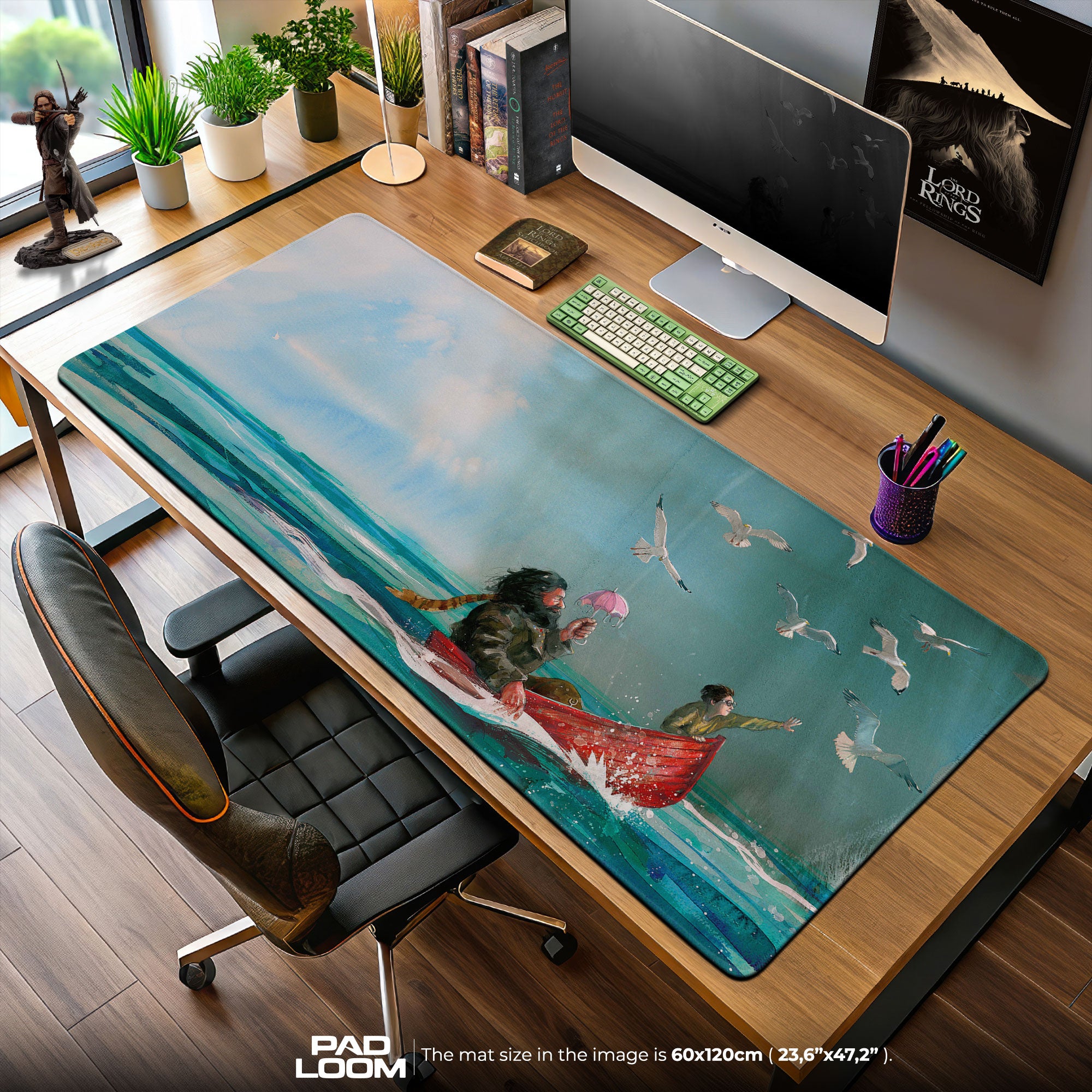 Harry Potter Sea Voyage Mouse Pad, Wizarding World Gaming Desk Mat