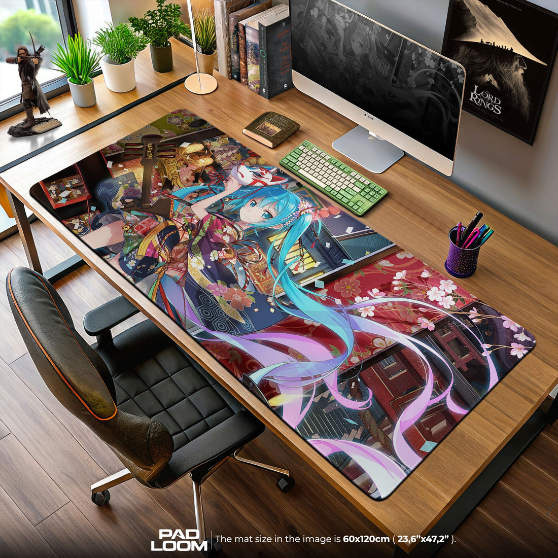 Hatsune Miku Mouse Pad - Kyoto Bloom Anime Desk Mat Padloom