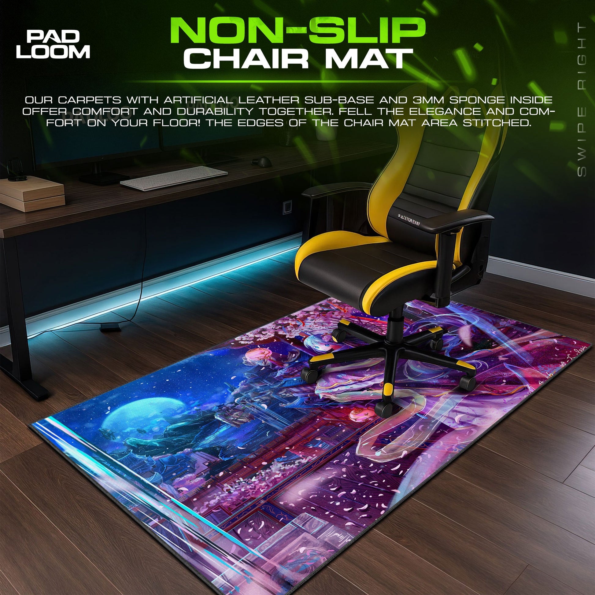 Hatsune Miku Mouse Pad - Lunar Festival Anime Desk Mat Padloom