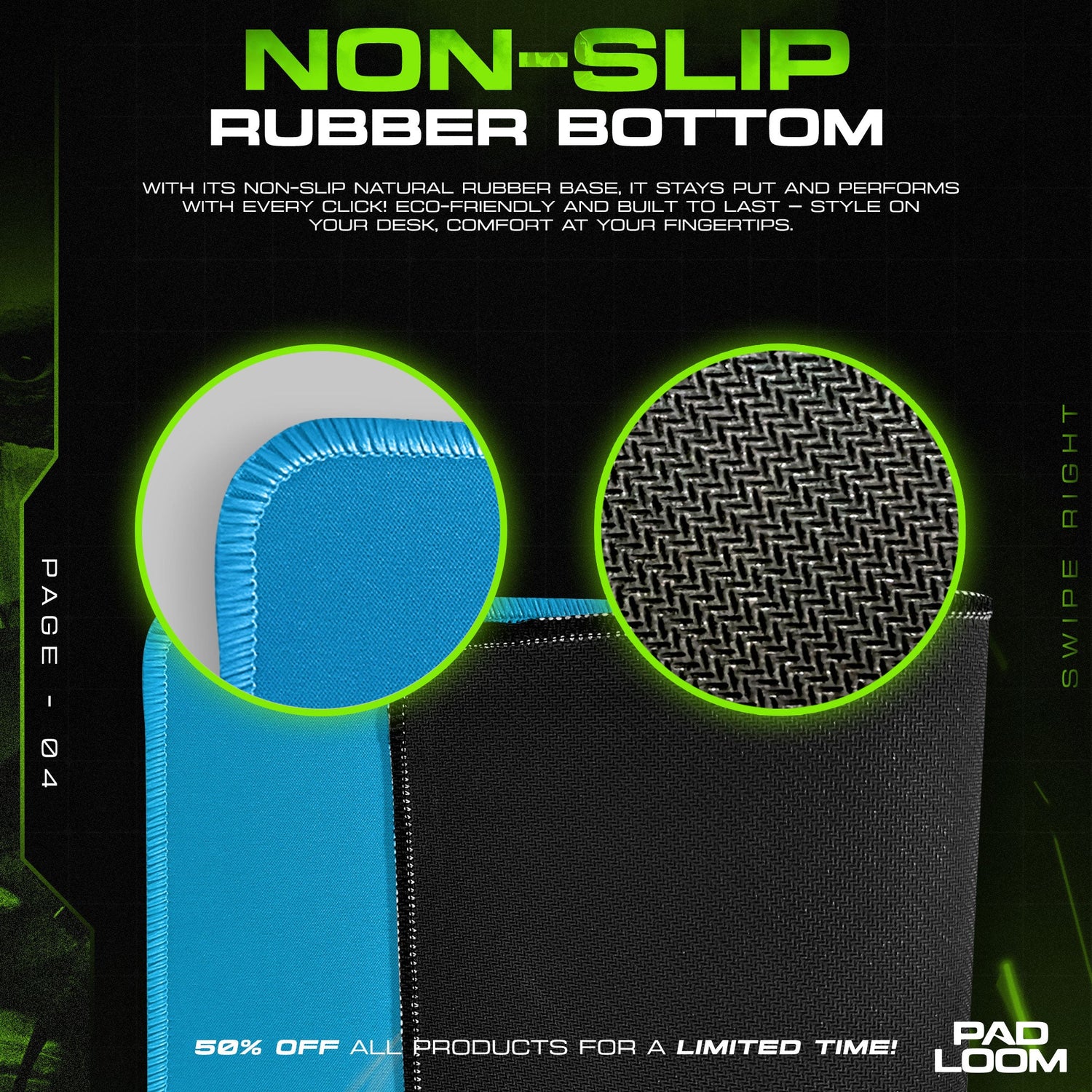 Hatsune Miku Mouse Pad - Skybound Melody Anime Desk Mat Padloom