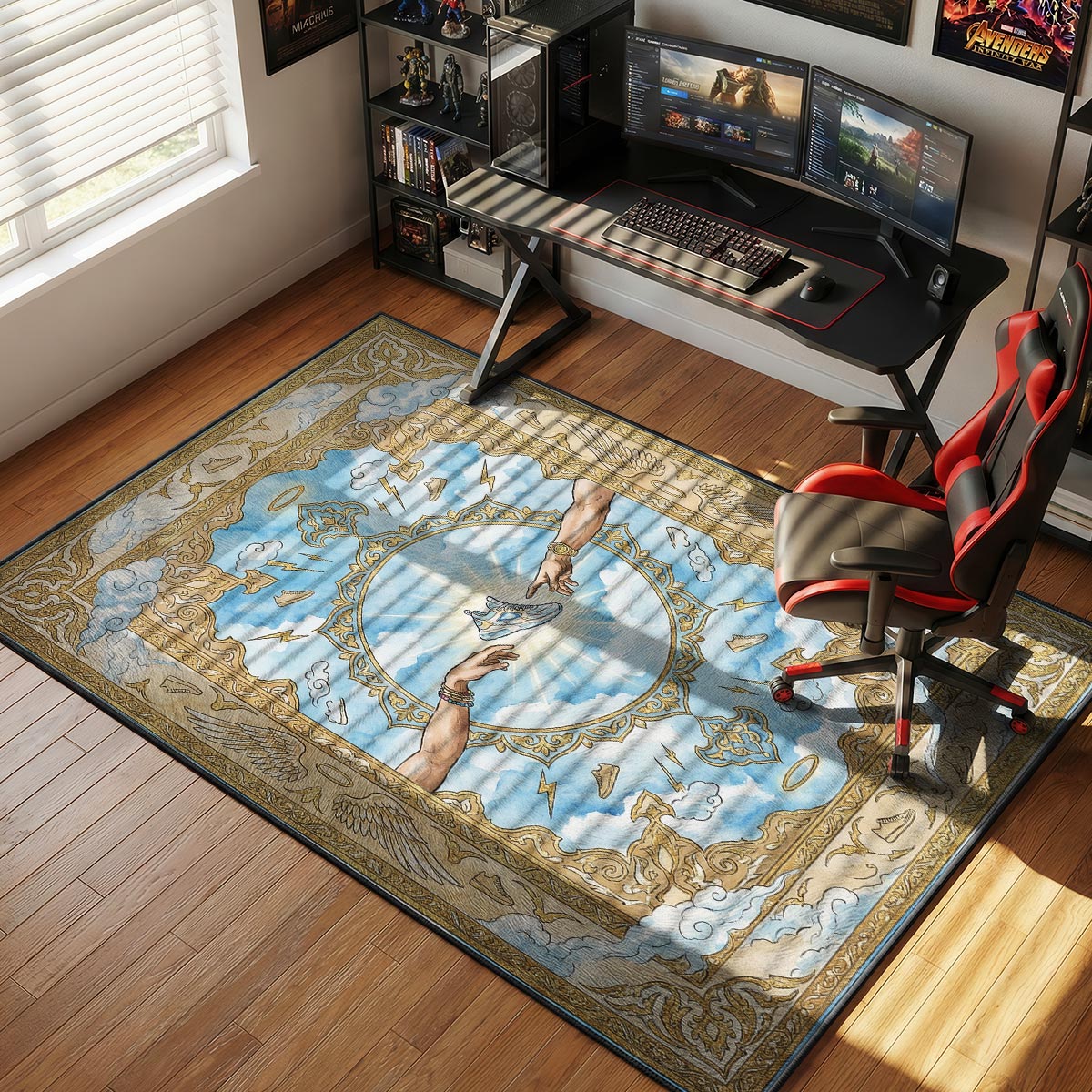 Heavenly Sneaker Creation Rug - Hypebeast Floor Mat