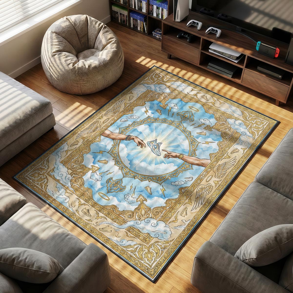 Heavenly Sneaker Creation Rug - Hypebeast Floor Mat