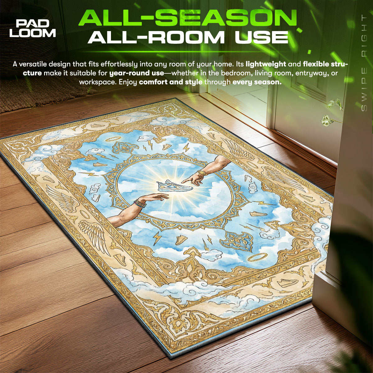 Heavenly Sneaker Creation Rug - Hypebeast Floor Mat