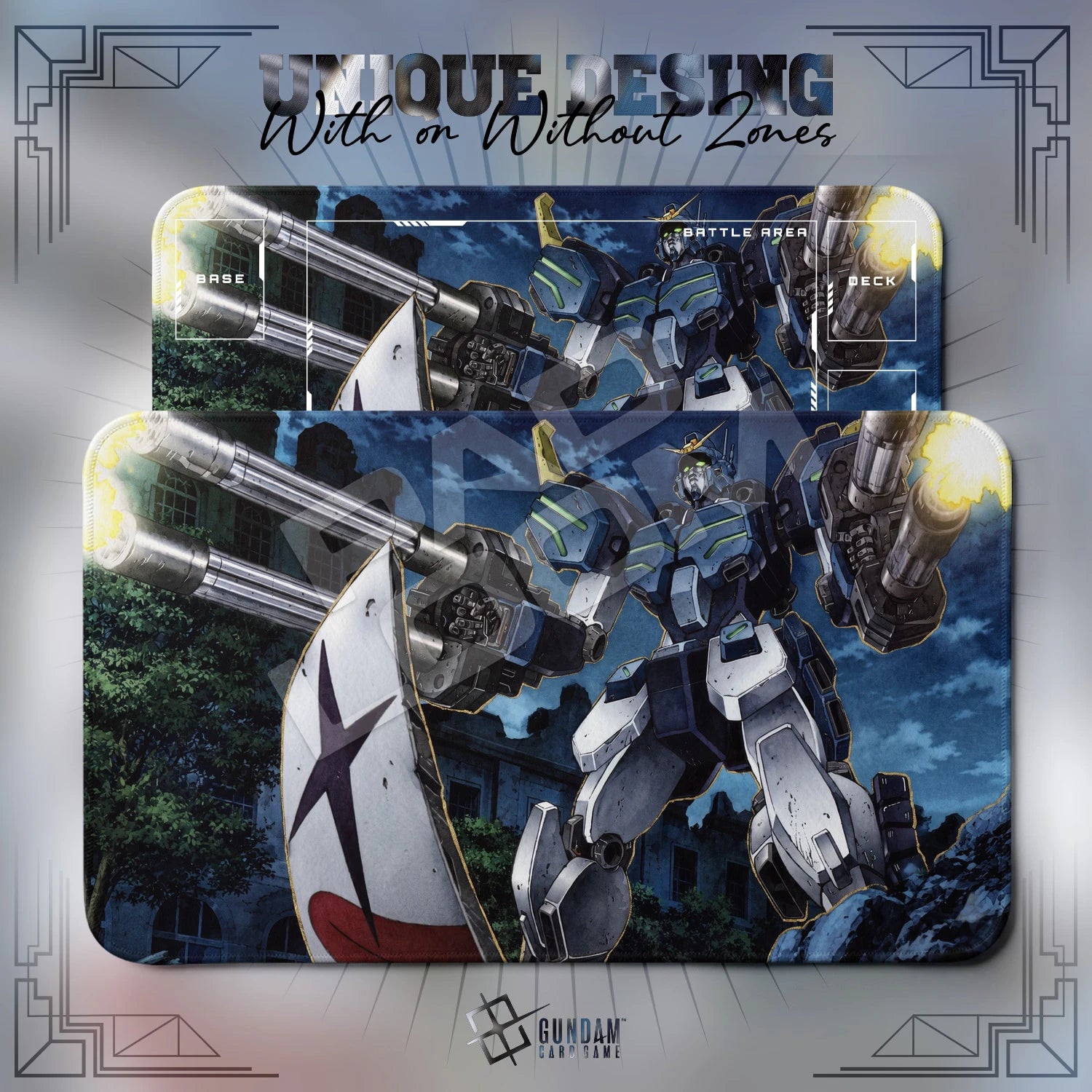 Heavyarms Custom Playmat - Gundam TCG Card Game Mat