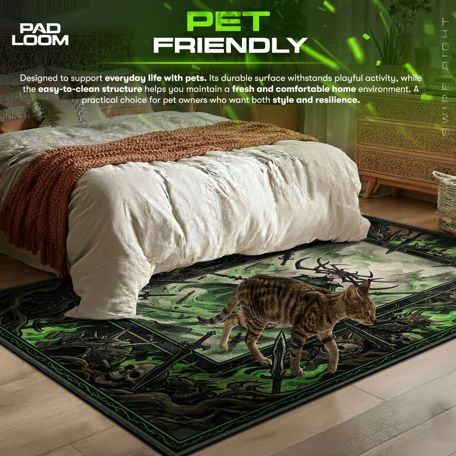 Hela Necrosword Rug - Marvel Chair Mat