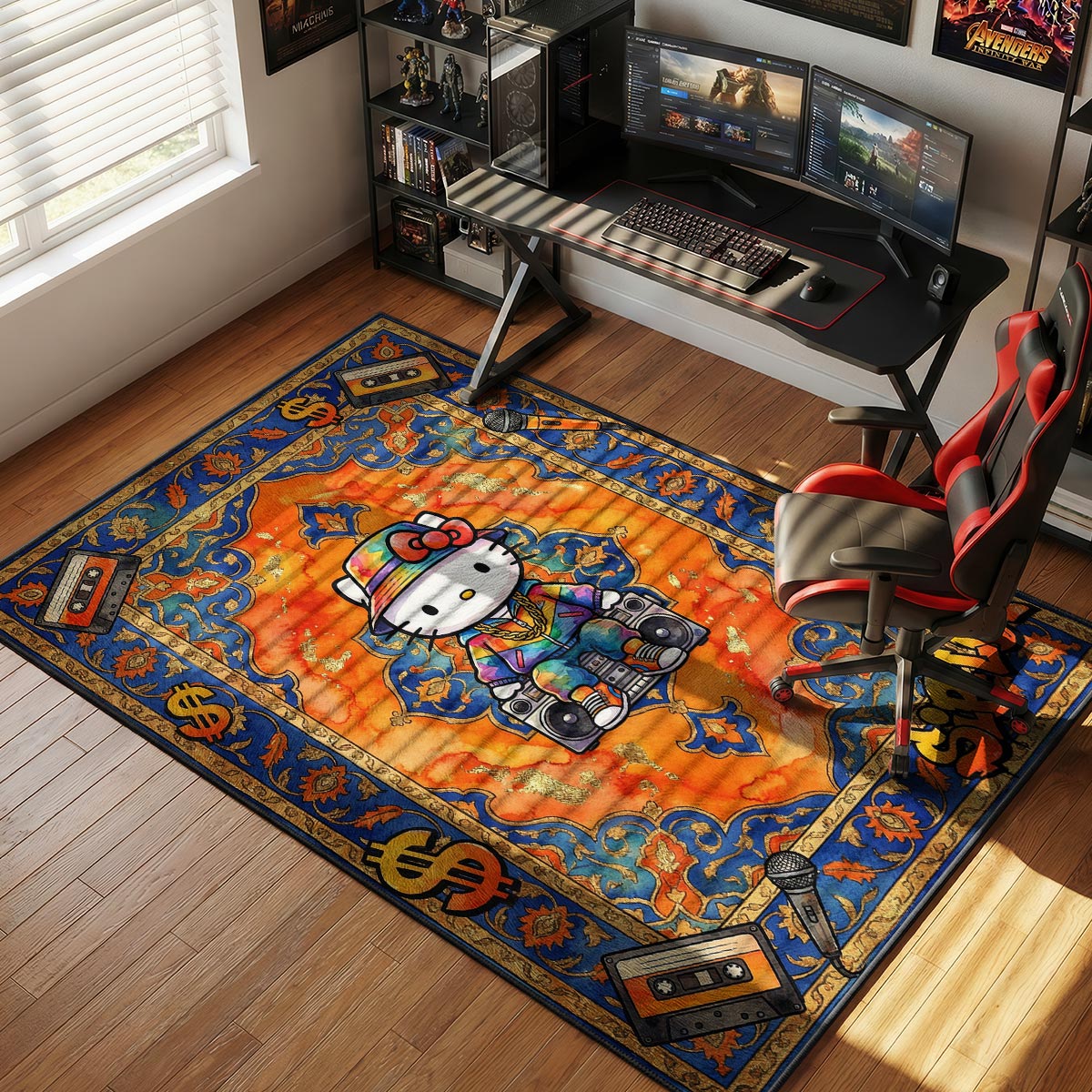 Hello Kitty Hip Hop Kids Room Floor rug — main product view