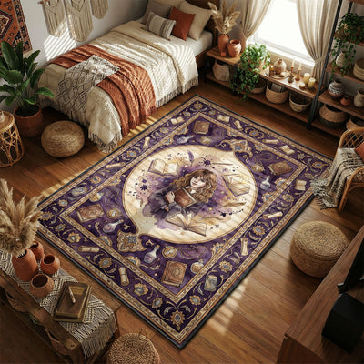 Hermione Granger Magical Library Rug - Harry Potter Room Mat