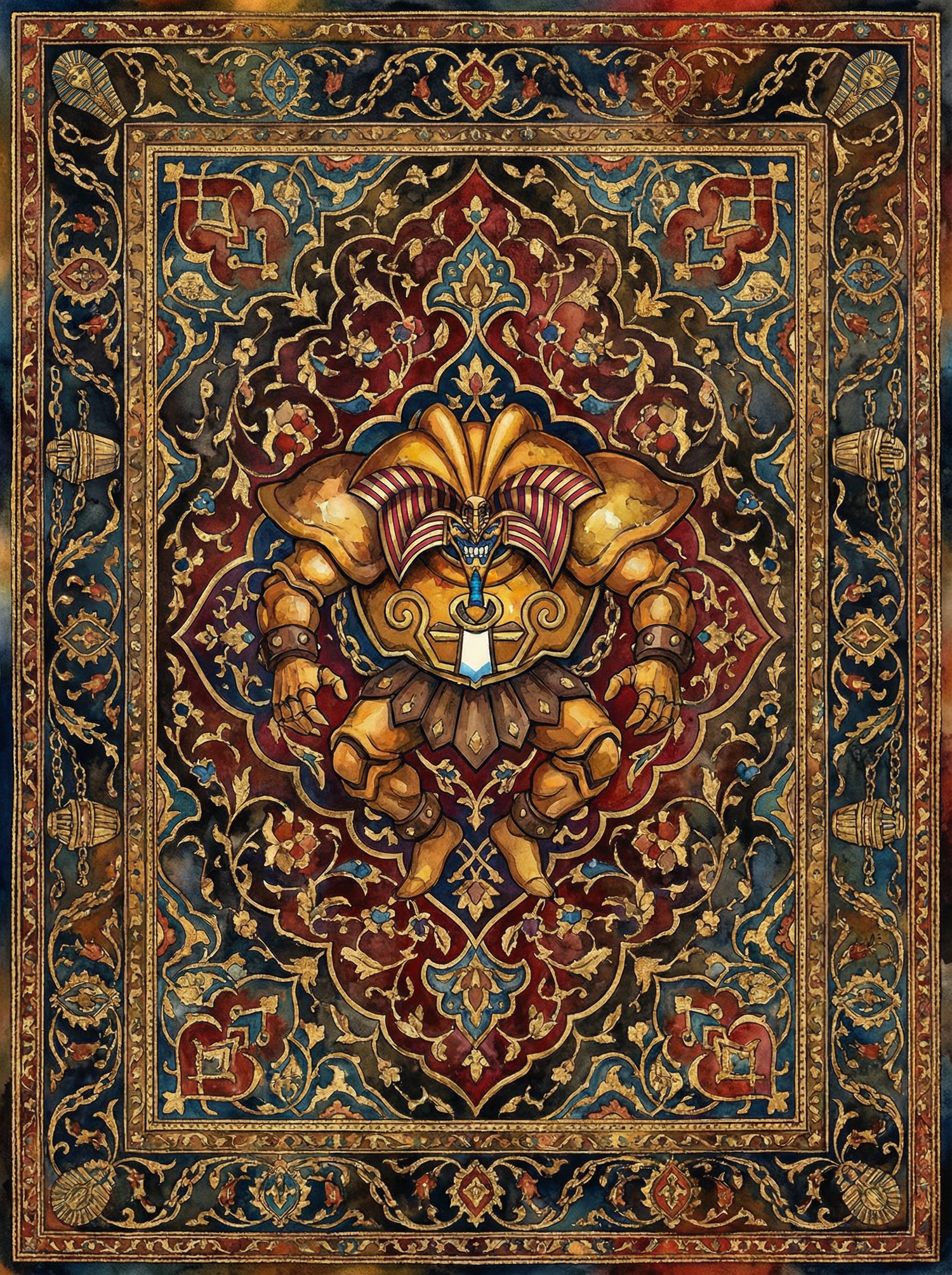 Exodia The Forbidden One Rug - Yu-Gi-Oh! Chair Mat