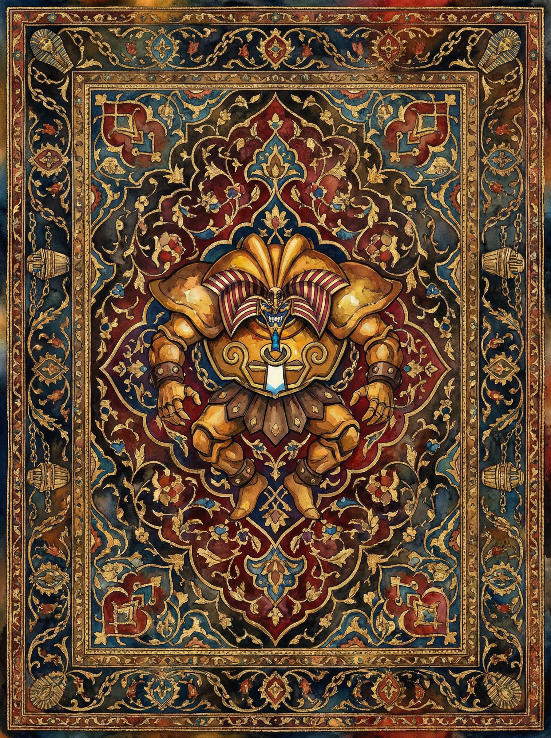 Exodia The Forbidden One Rug - Yu-Gi-Oh! Chair Mat