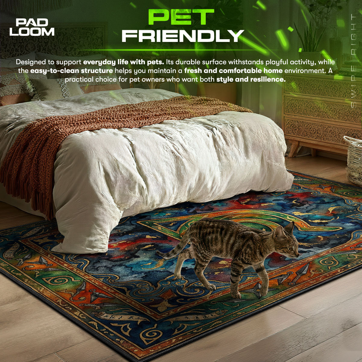 Teppich mit verstecktem Blattwappen – Naruto Shippuden Stuhlunterlage