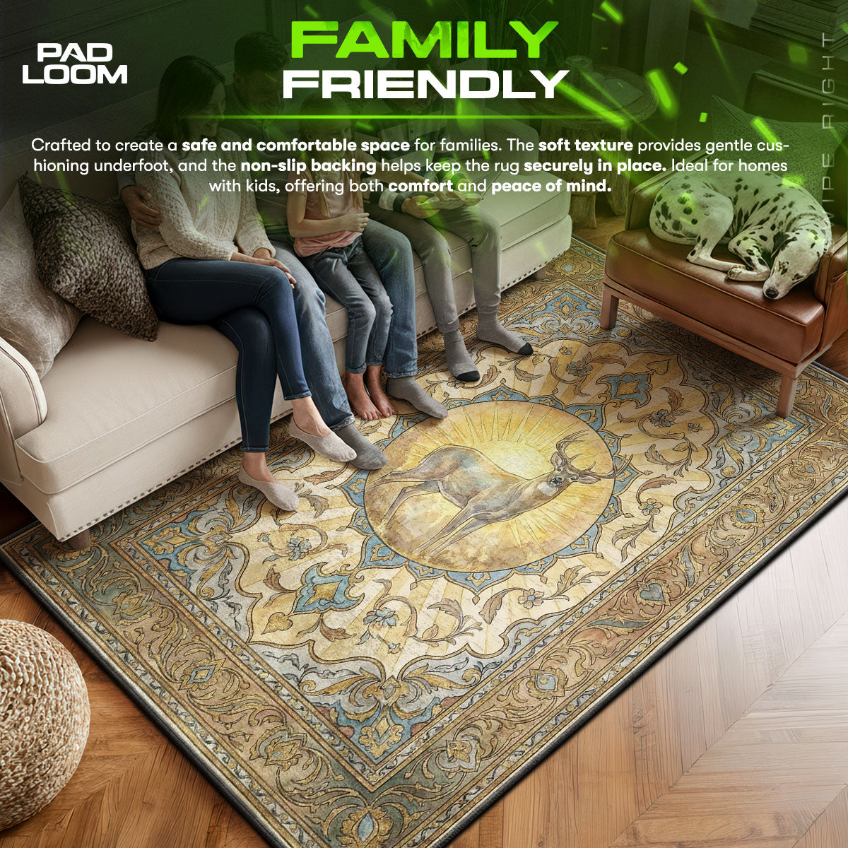 High Honor Buck Spirit Teppich - RDR2 Stuhlmatte