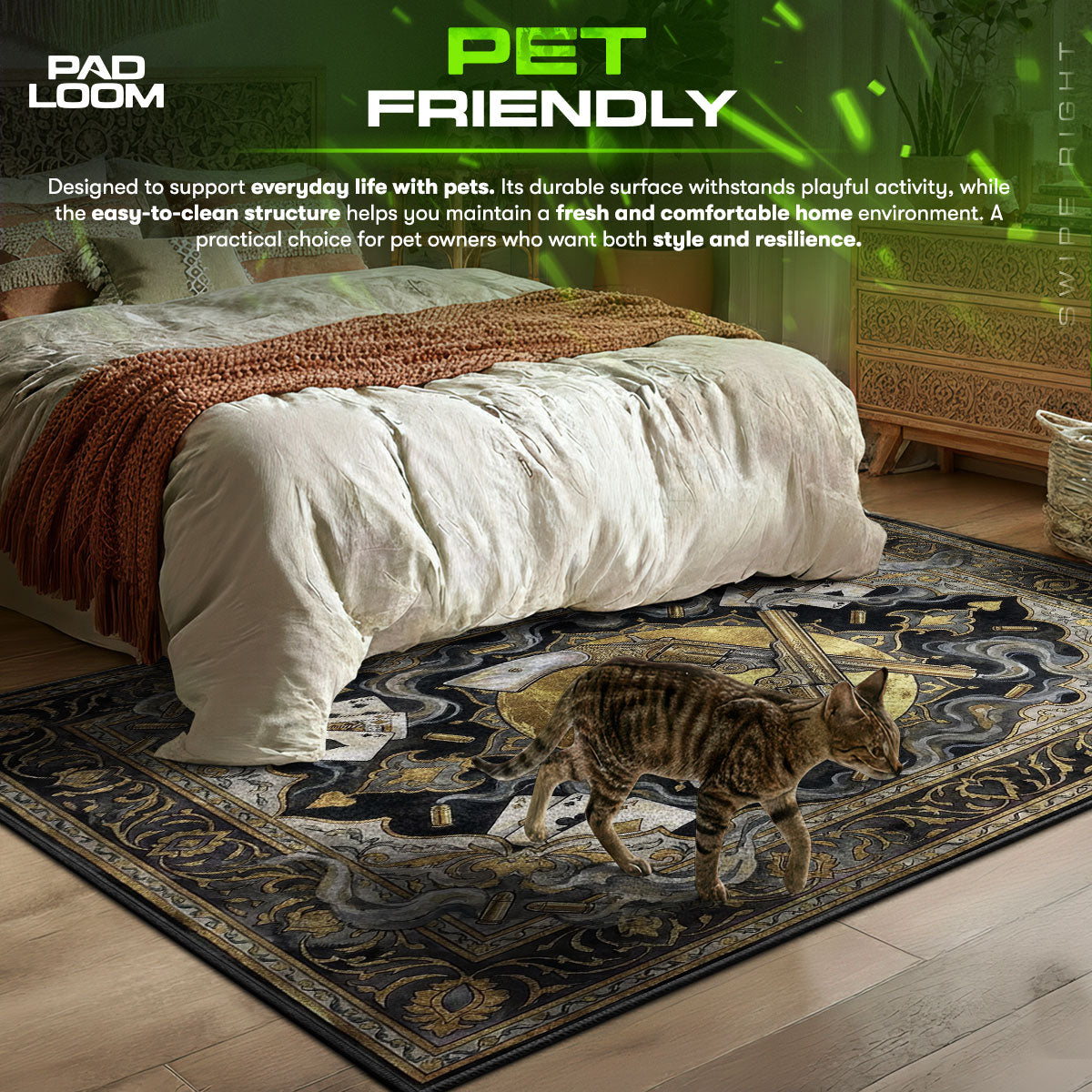 High Roller Revolver Rug - Red Dead Redemption Chair Mat