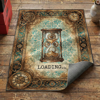 High Score Neon Rug — Retro Arcade Gaming Area Rug