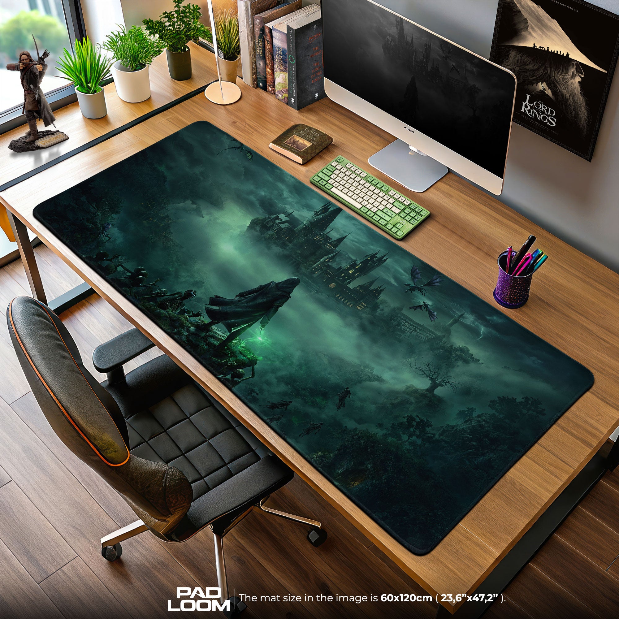 Hogwarts Legacy Dark Castle Mouse Pad, Game Gaming Desk Mat