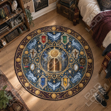 Hogwarts Patronus Round Rug - Harry Potter Chair Mat