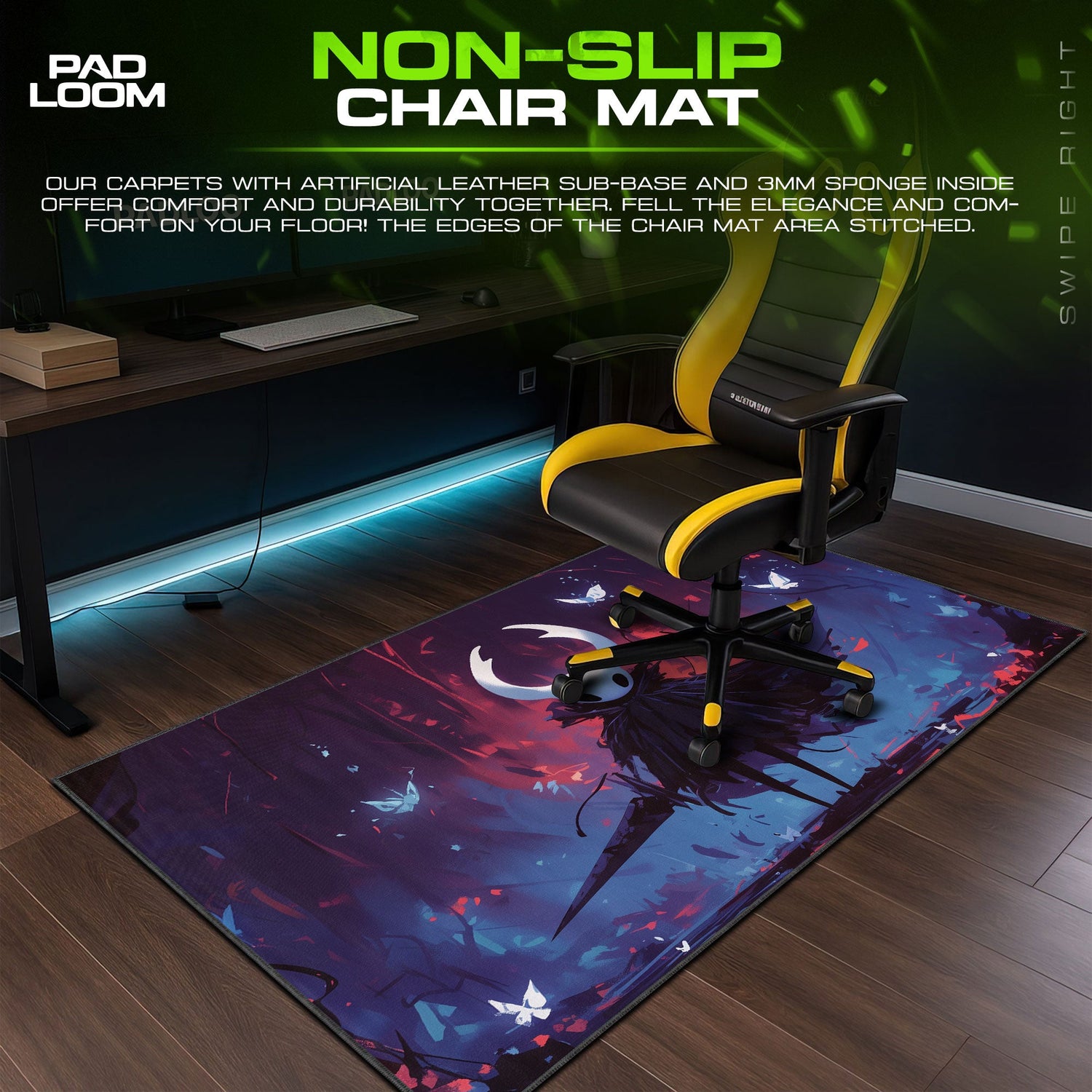 Hollow Knight – Crimson Bloom Mouse Pad, Game Gamer Desk Mat Padloom