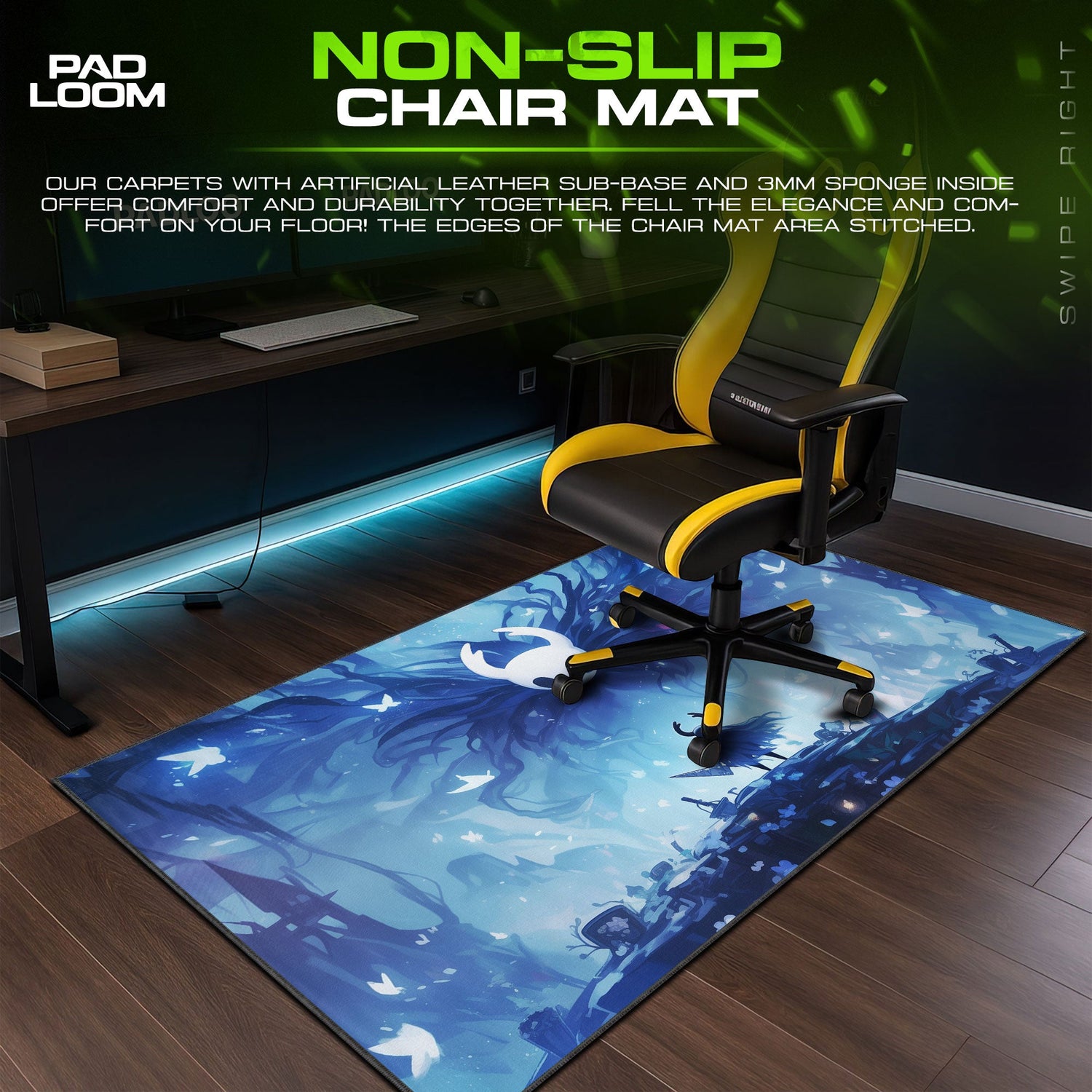 Hollow Knight – Dreamshade Bloom Mouse Pad, Game Gamer Desk Mat Padloom