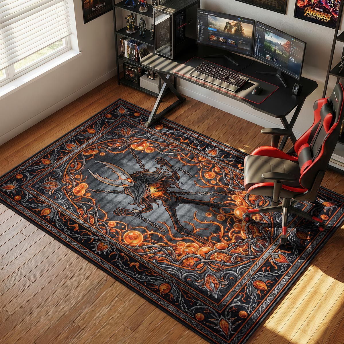 Hollow Knight Sealed Vessel Rug - Hollow Knight Chair Mat