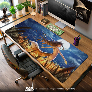 Holo Mouse Pad - Harvest Moon Anime Desk Mat Padloom