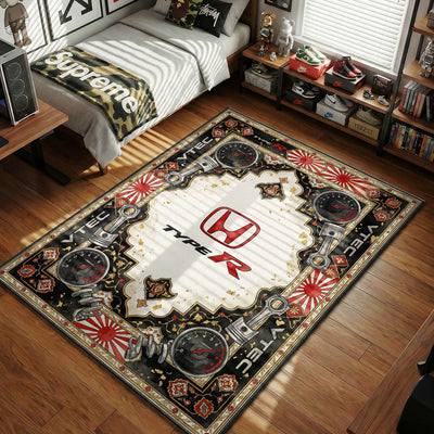 Honda Type R Logo Rug - JDM Floor Mat