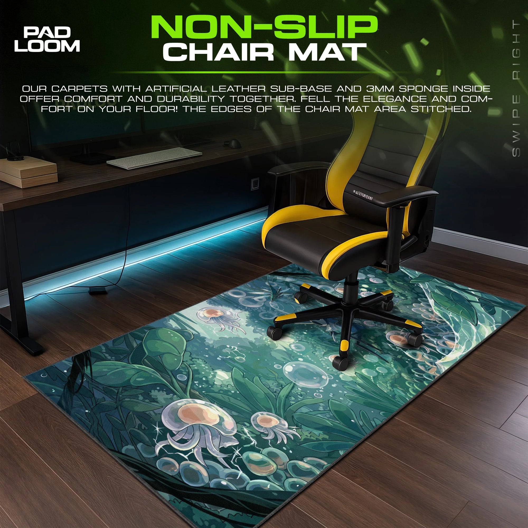 Hornet Grove Duel Mouse Pad - Hollow Knight Desk Mat