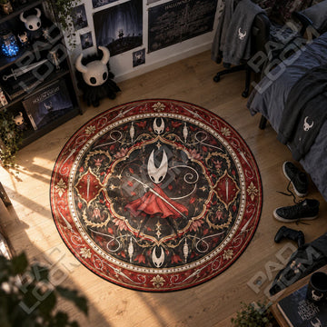 Hornet Needle Round Rug - Hollow Knight Chair Mat