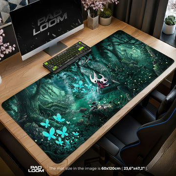 Hornet Verdant Bench Mouse Pad - Hollow Knight Desk Mat