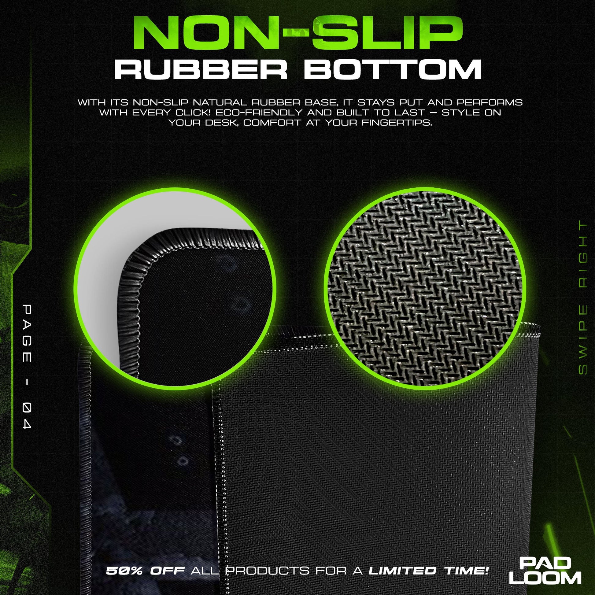 Horror Icons Mouse Pad - Dark Legends Gaming Mouse Pad Padloom