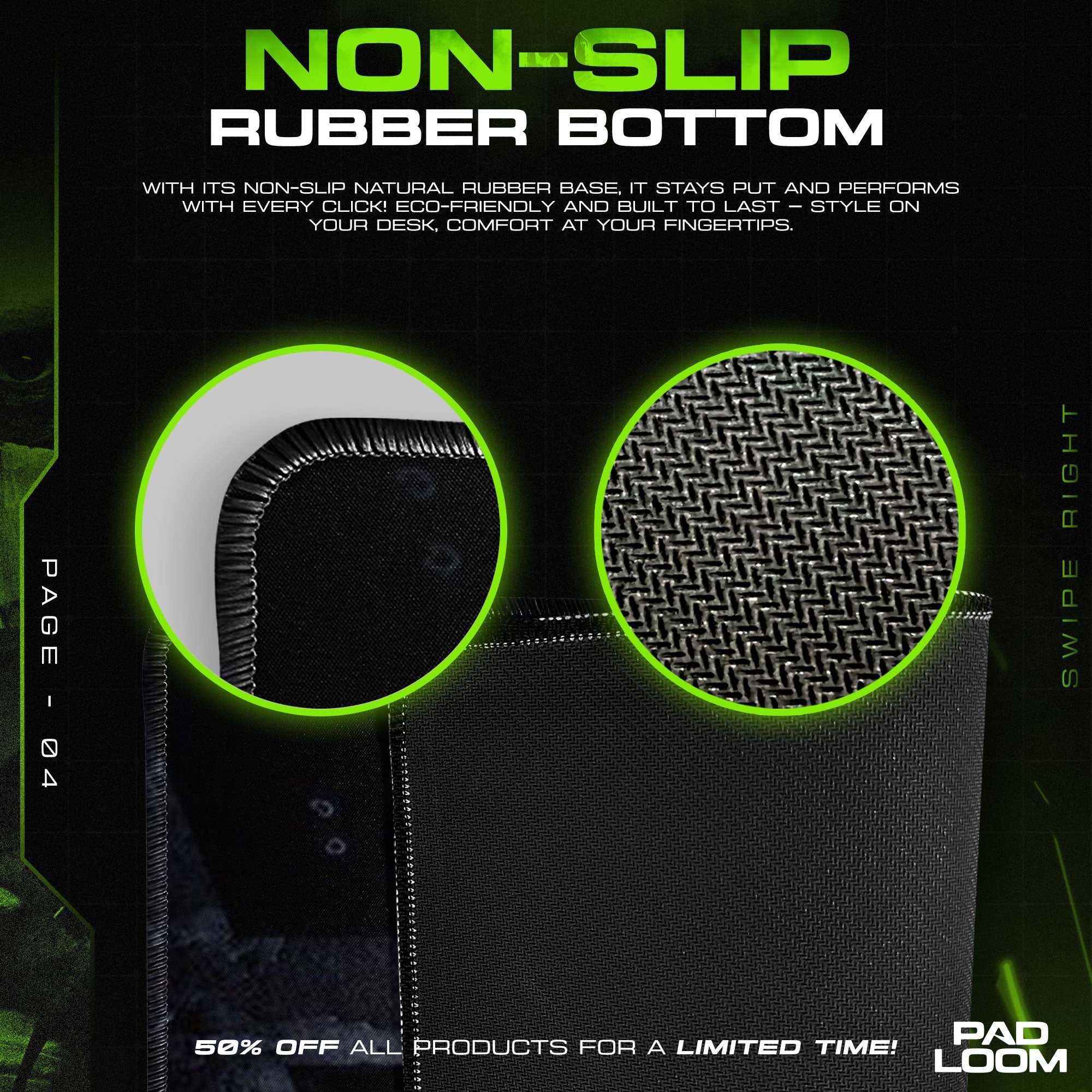 Horror Icons Mouse Pad - Dark Legends Gaming Mouse Pad Padloom