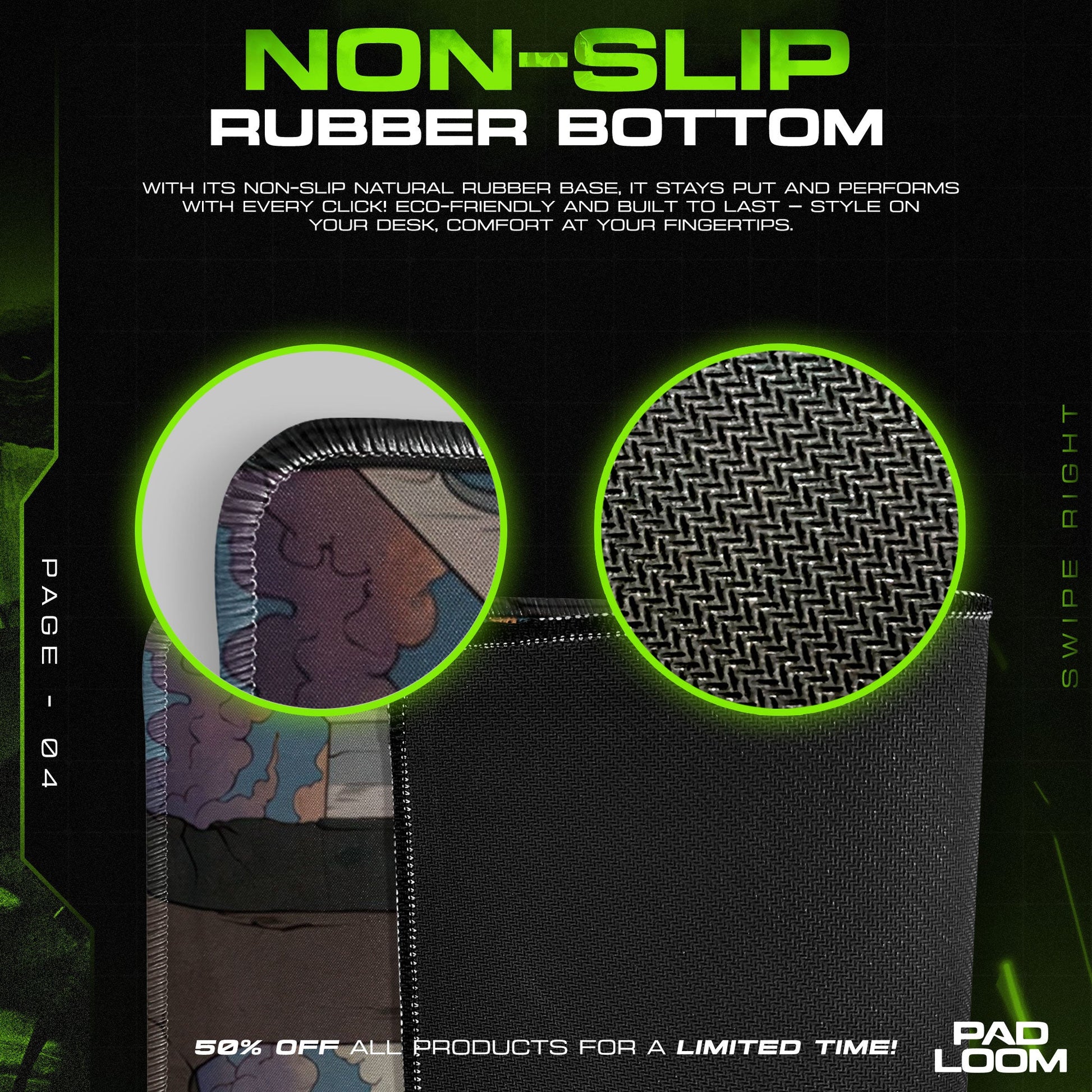 Horror Supper Mouse Pad - Dark Legends Gaming Mouse Pad Padloom