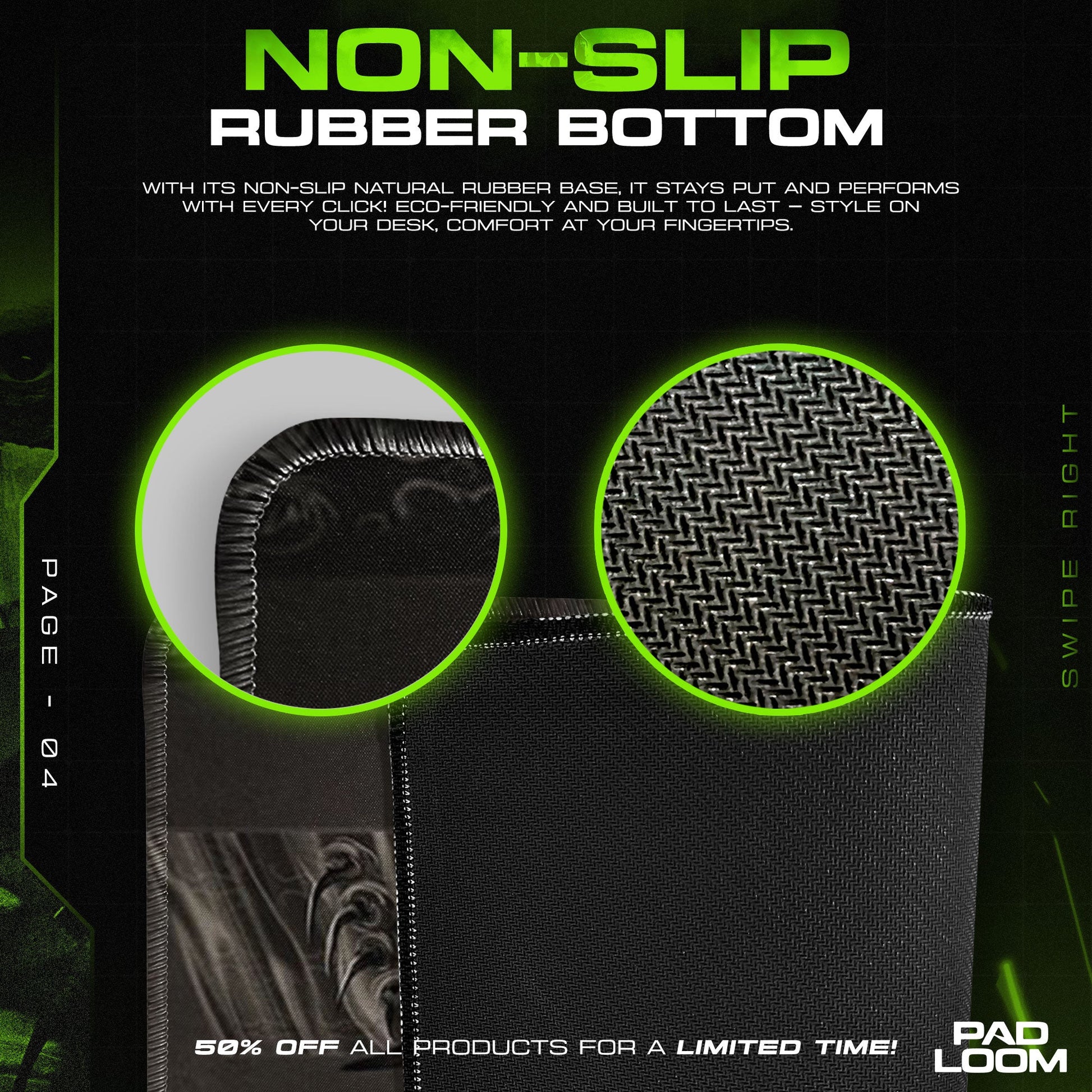 The Horror Supper - Villains Gaming Mouse Pad Padloom