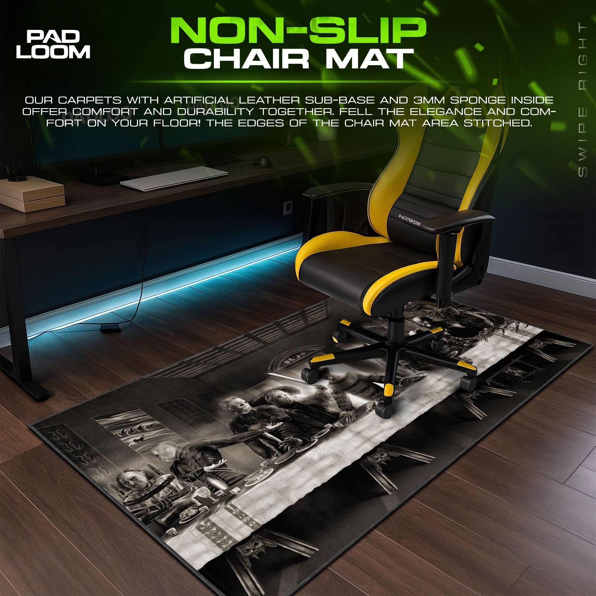 The Horror Supper - Villains Gaming Mouse Pad Padloom