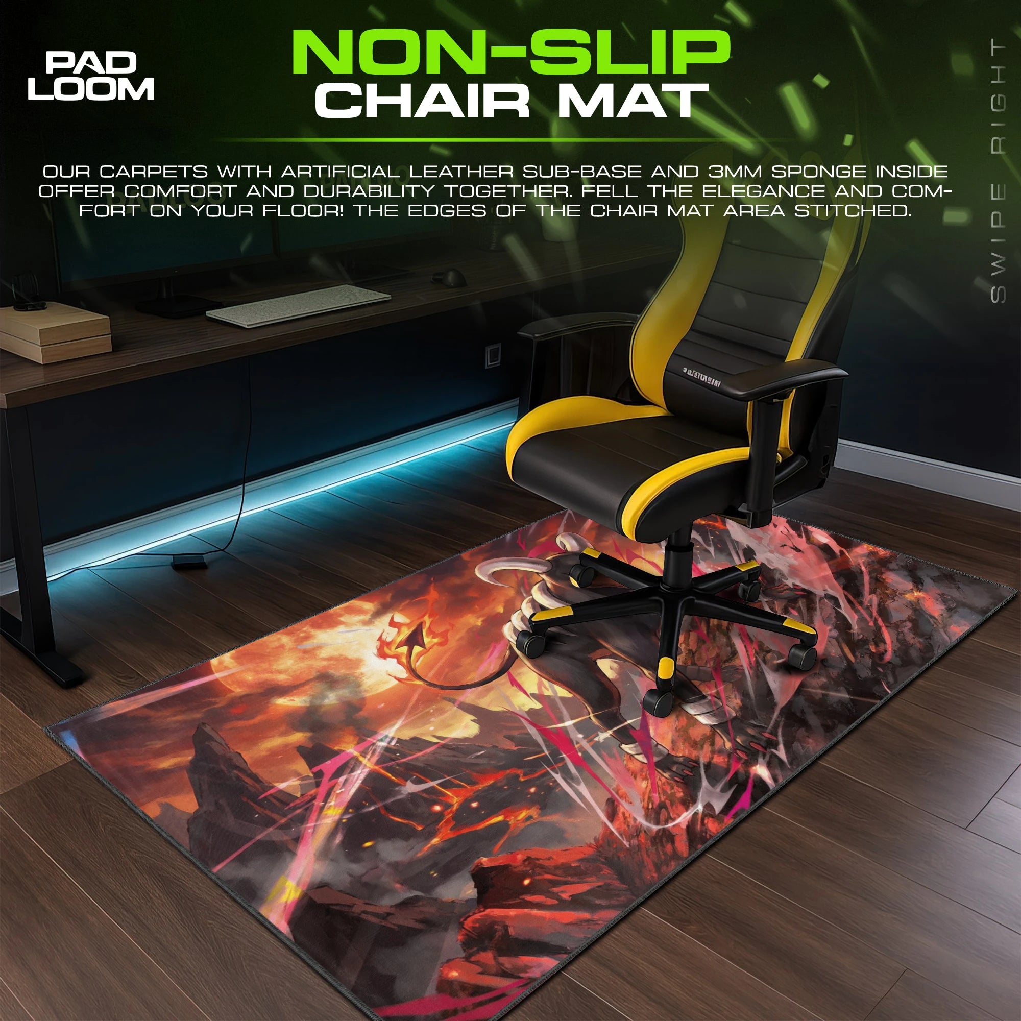 Houndoom Blood Moon Mouse Pad - Pokémon Desk Mat