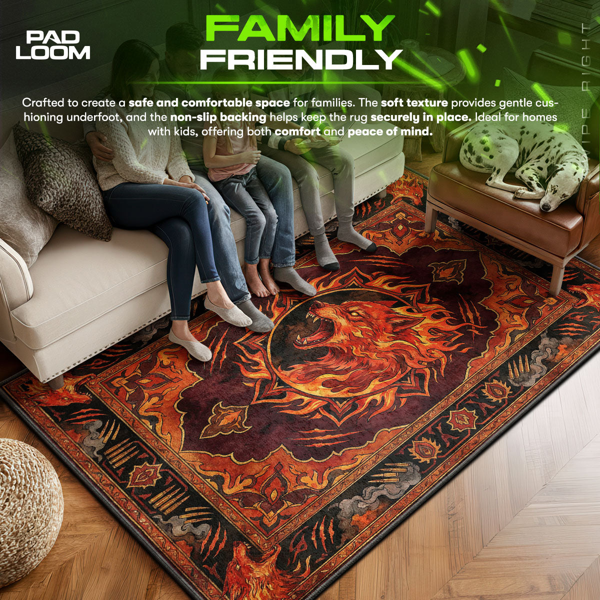 Howl Contraband Rug - CS2 Chair Mat
