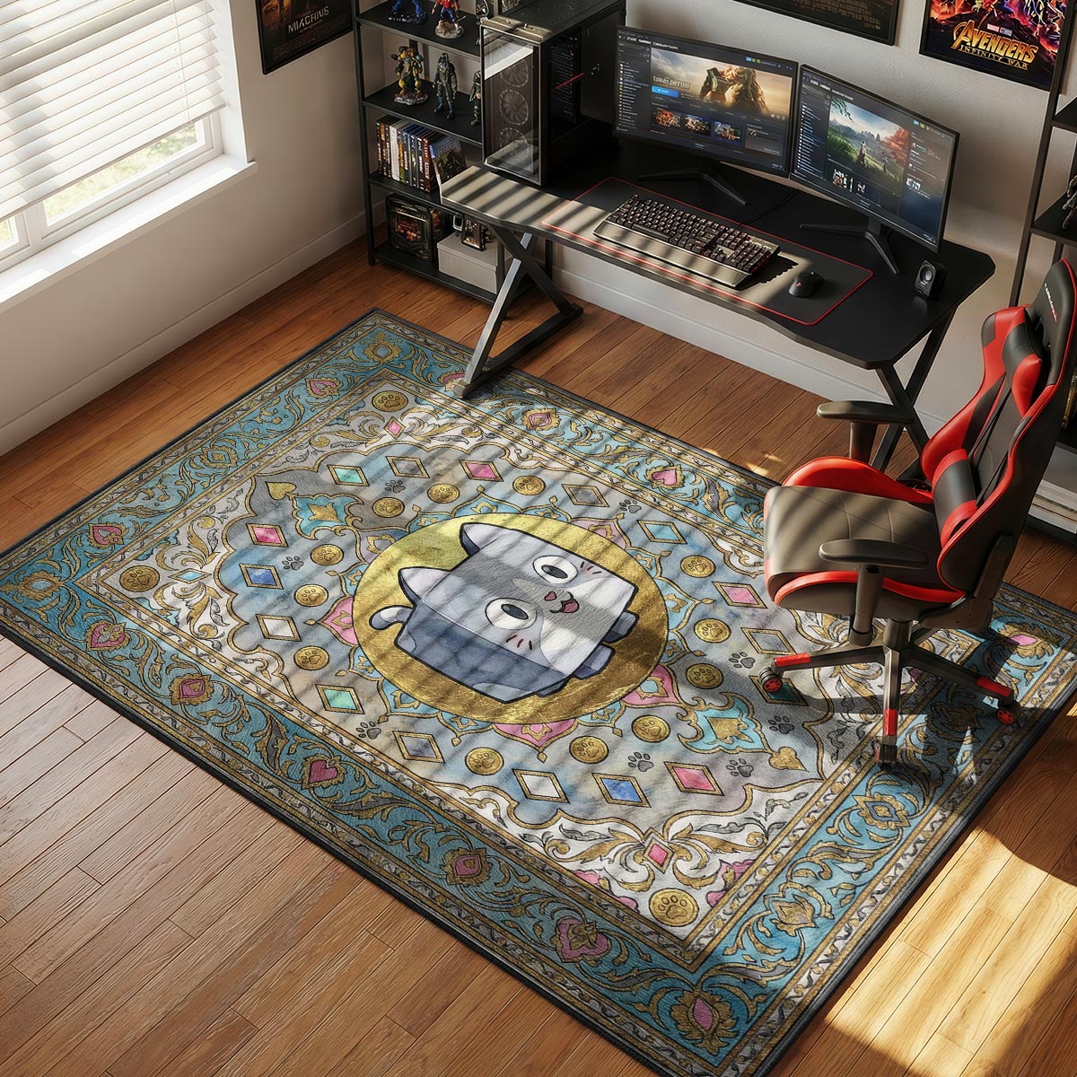 Huge Cat Royal Persian Rug - Pet Simulator Chair Mat
