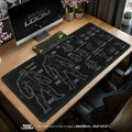Hulk Combat Dossier Mouse Pad – gaming desk mat by Padloom