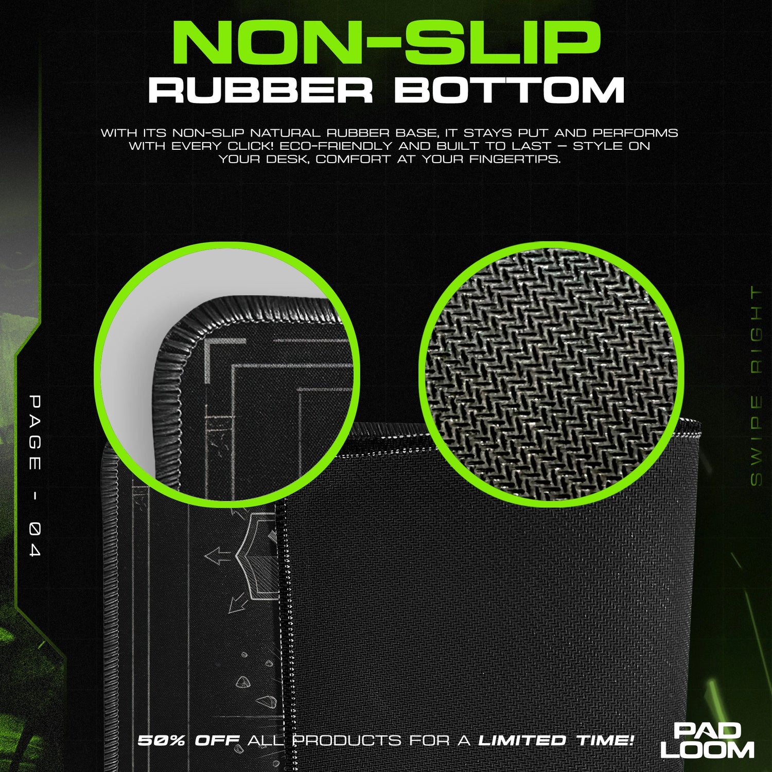 Hulk Combat Dossier Mouse Pad - Marvel Desk Mat