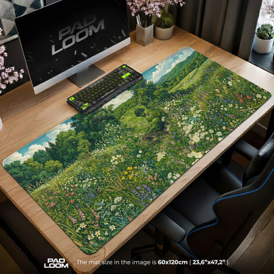 Hulk Meadow Calm Mouse Pad - Marvel Desk Mat