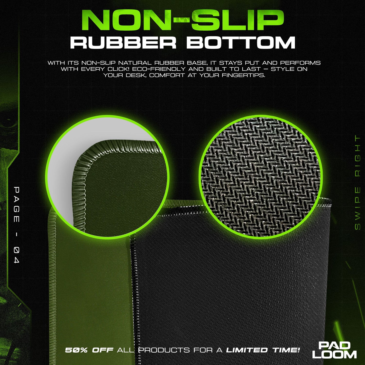 Hulk Mouse Pad, Rage Face Marvel Gaming Desk Mat Padloom