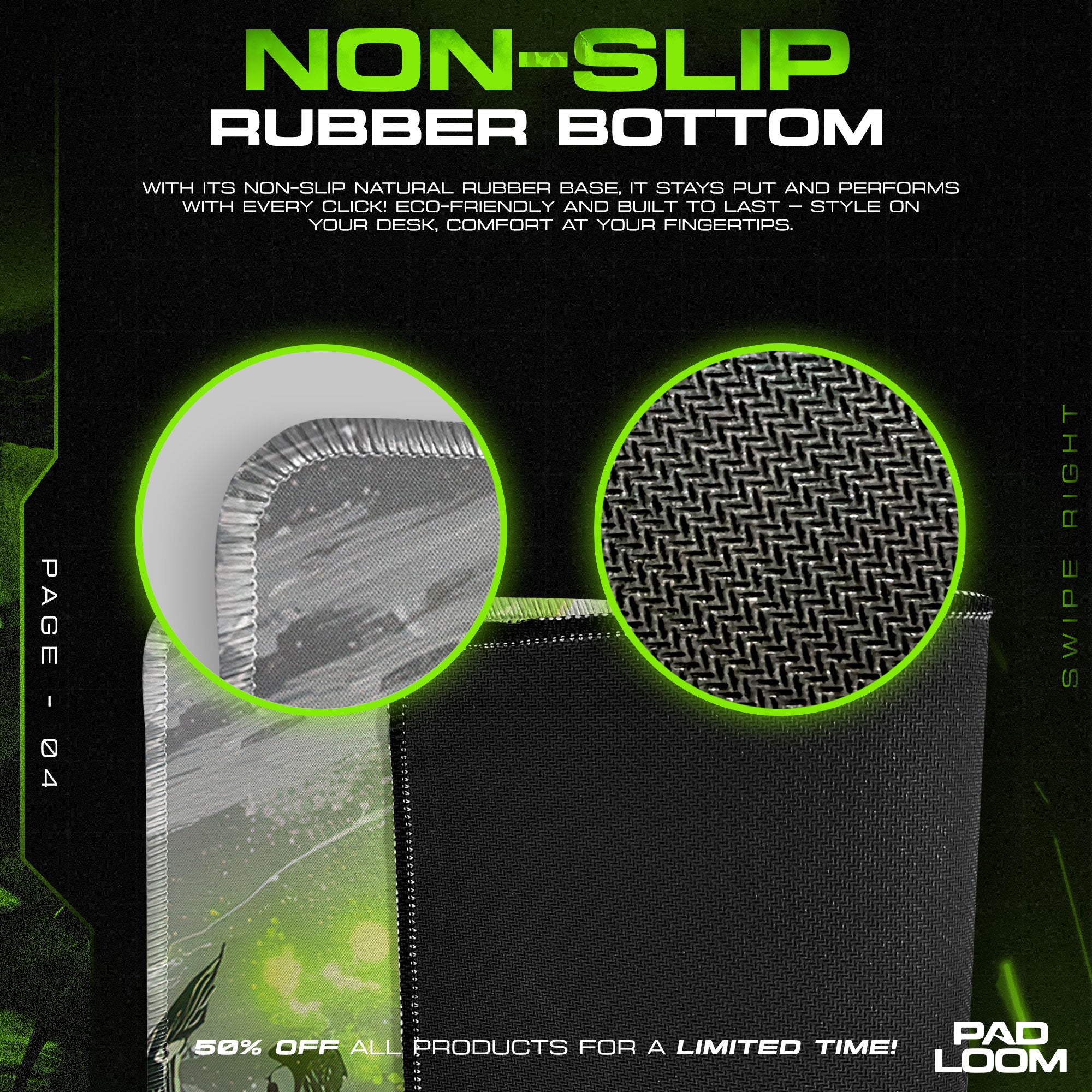 Hulk Rage - Gamma Burst Gaming Mouse Pad