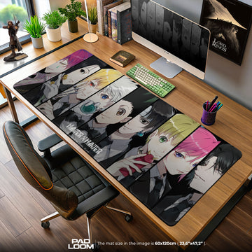 Hunter x Hunter Dark Aesthetic Mouse Pad, Anime Desk Mat