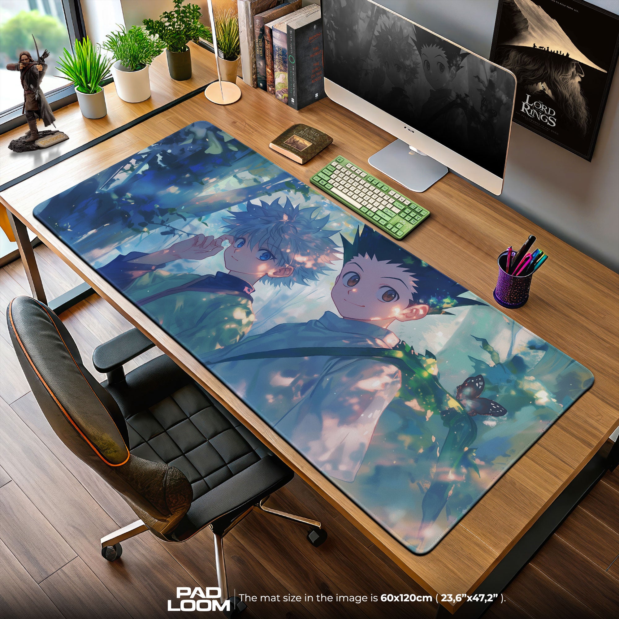 Hunter x Hunter Forest Duo Mouse Pad, Anime Desk Mat