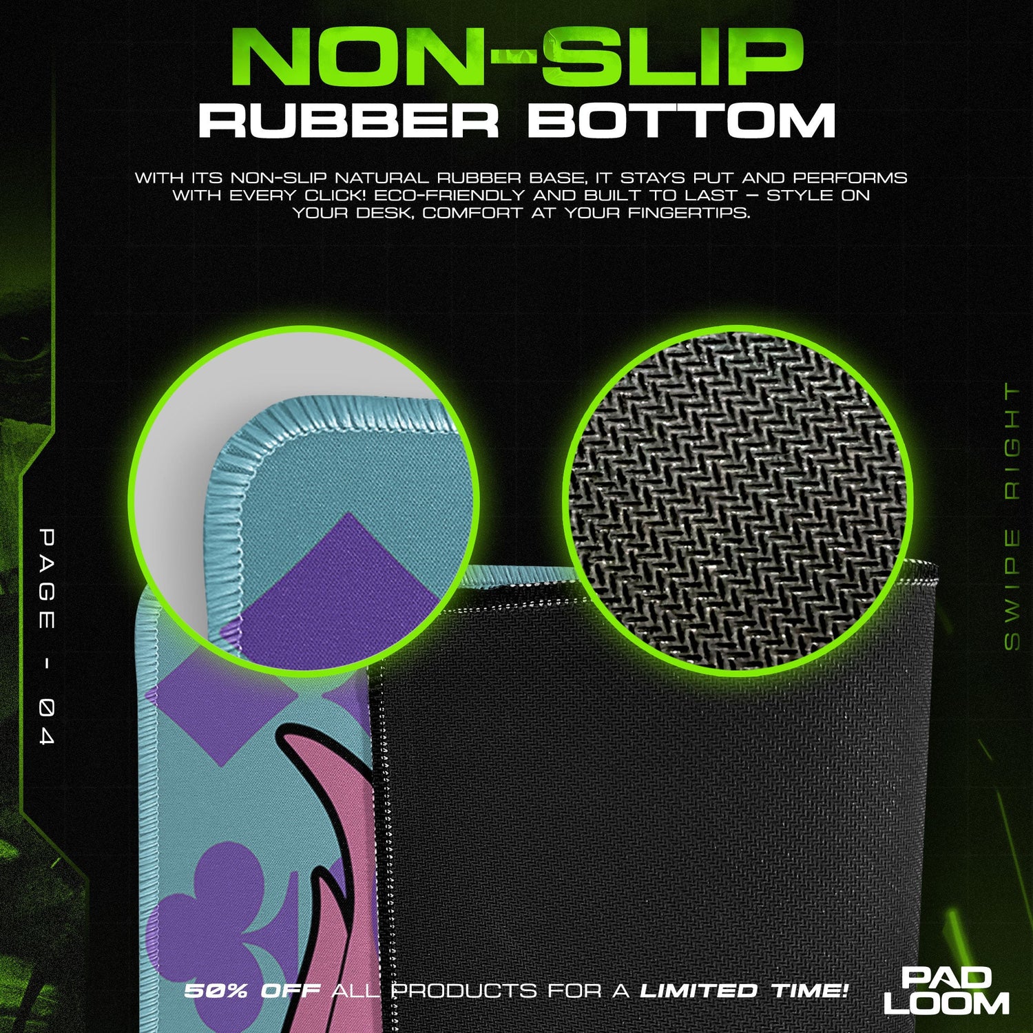 Hunter x Hunter Hisoka Cards Mouse Pad, Anime Desk Mat Padloom