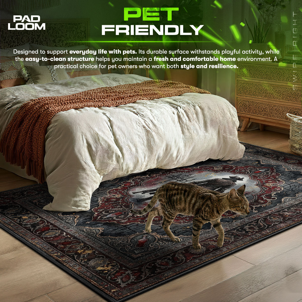 Hunter Yharnam Gotischer Teppich - Bloodborne Stuhlunterlage