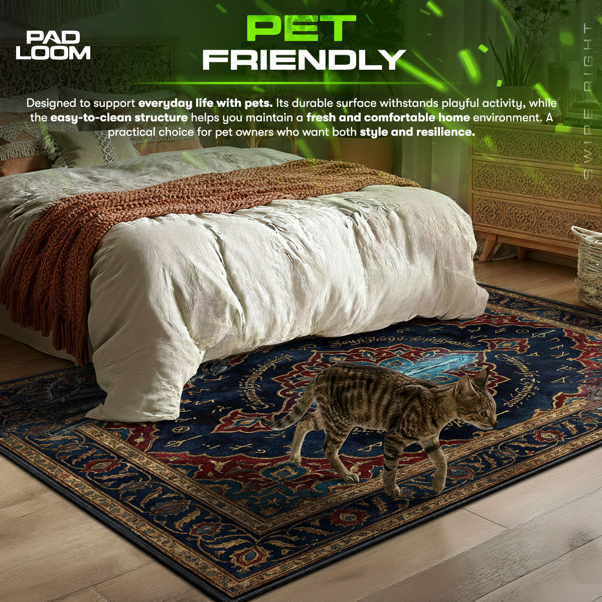 Hunter's Mark Arcane Rug - Bloodborne Chair Mat