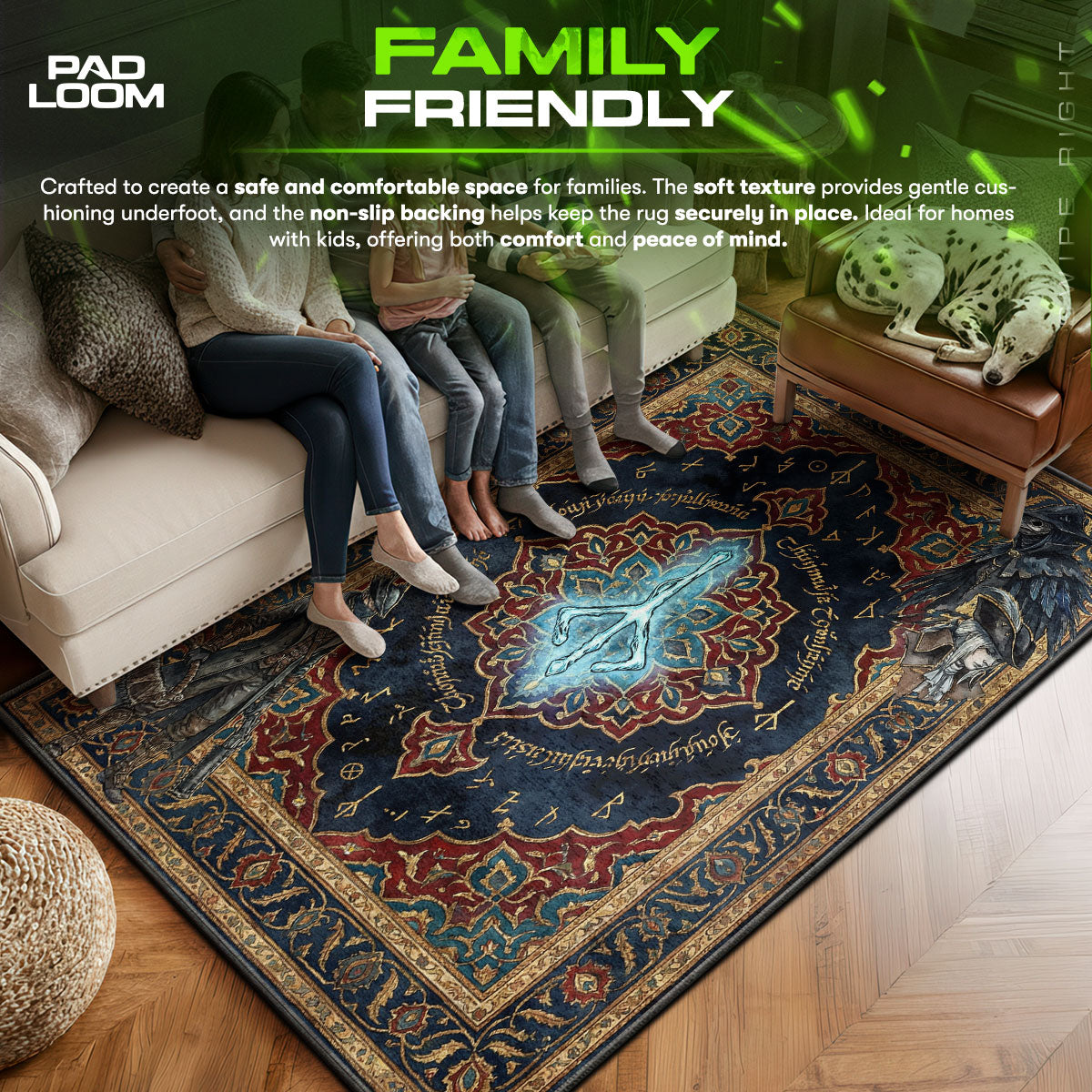 Hunter's Mark Arcane Rug - Bloodborne Chair Mat