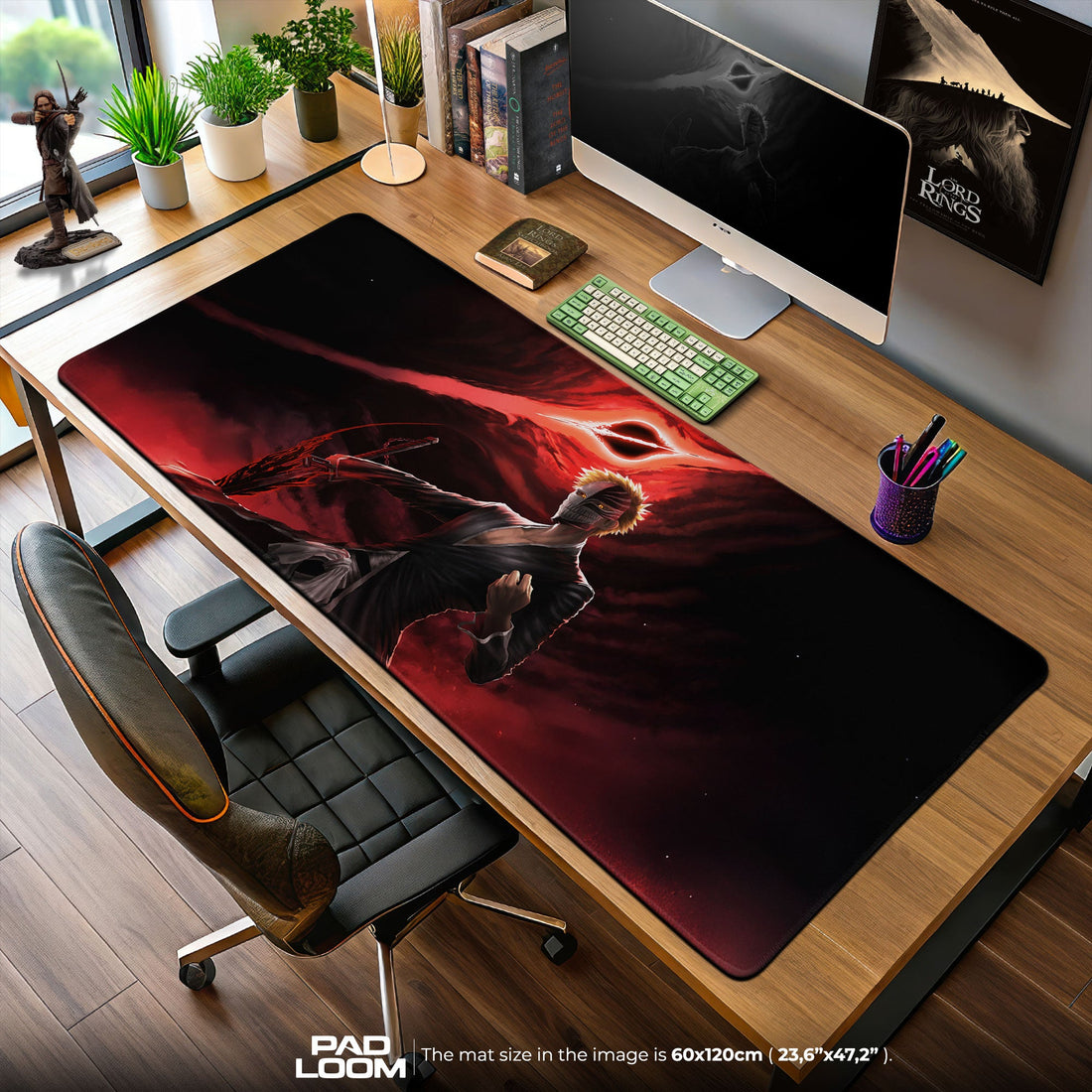 Ichigo Mouse Pad - Eclipse Fury Anime Desk Mat Padloom