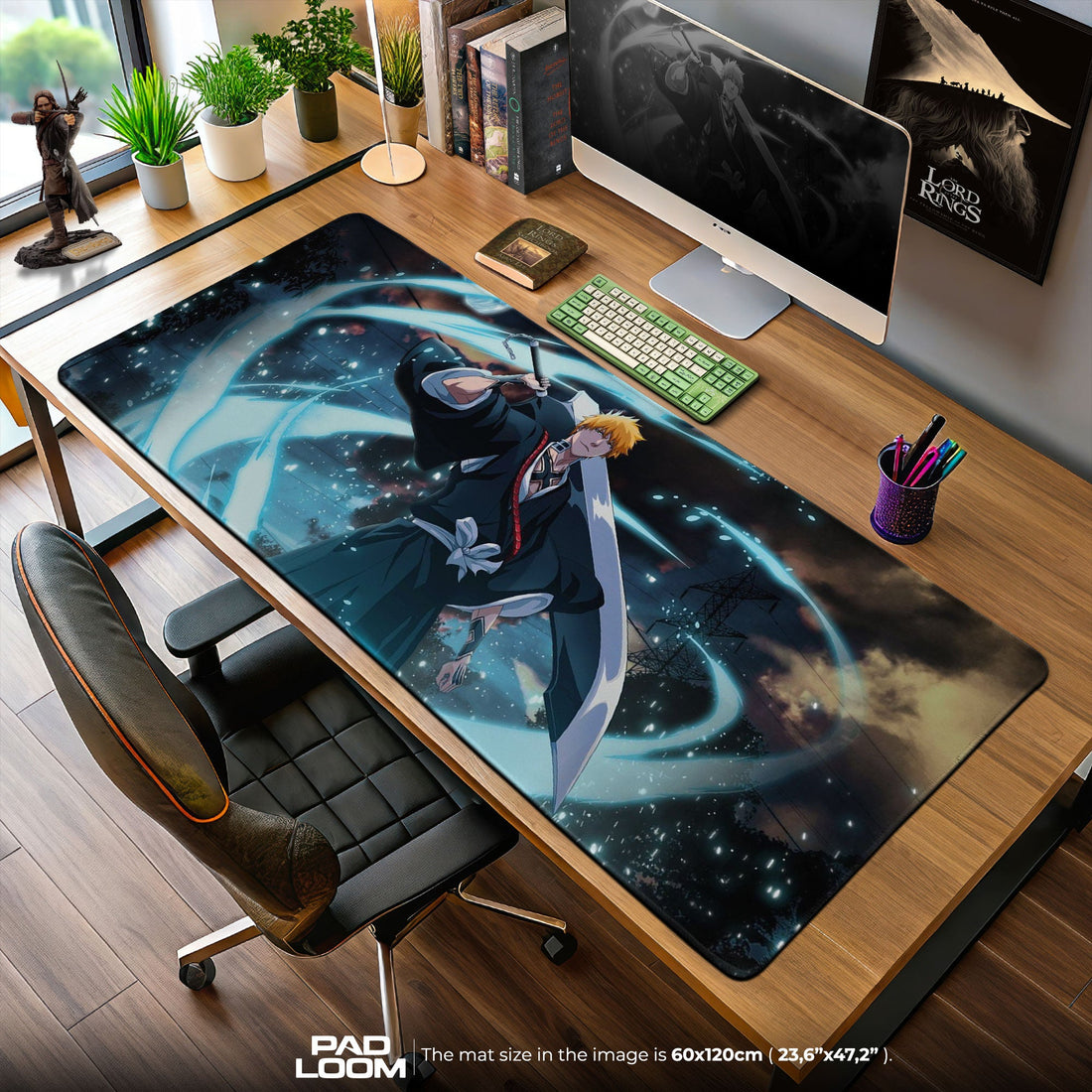 Ichigo Mouse Pad - Soul Reaper Anime Desk Mat Padloom
