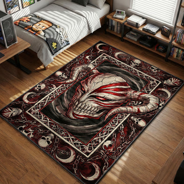 Ichigo Vasto Lorde Hollow Mask Rug - Bleach Chair Mat